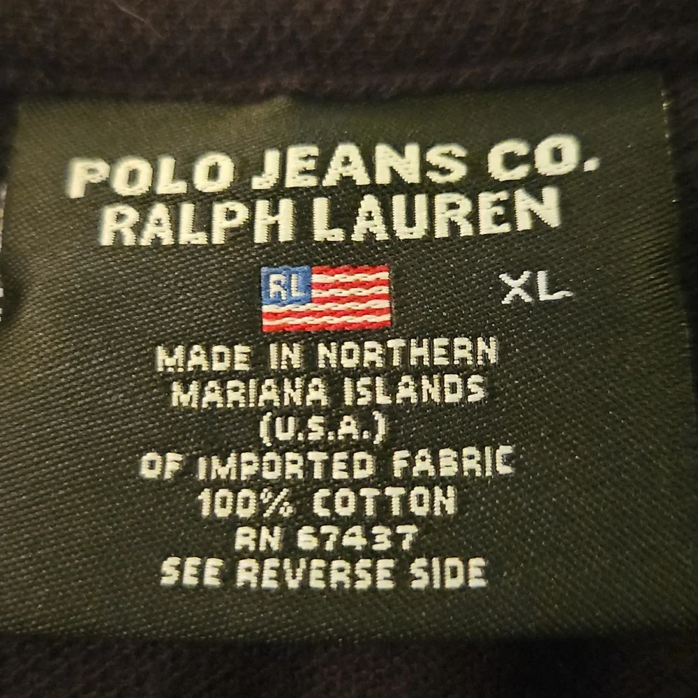 Vintage Ralph Lauren Black Polo Shirt – Men’s XL
